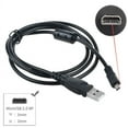 thumbnail image 2 of Usb Pc Data Sync Cable Cord For Fujifilm Camera Finepix S8200 S8300 S8500 Ax245, 2 of 6