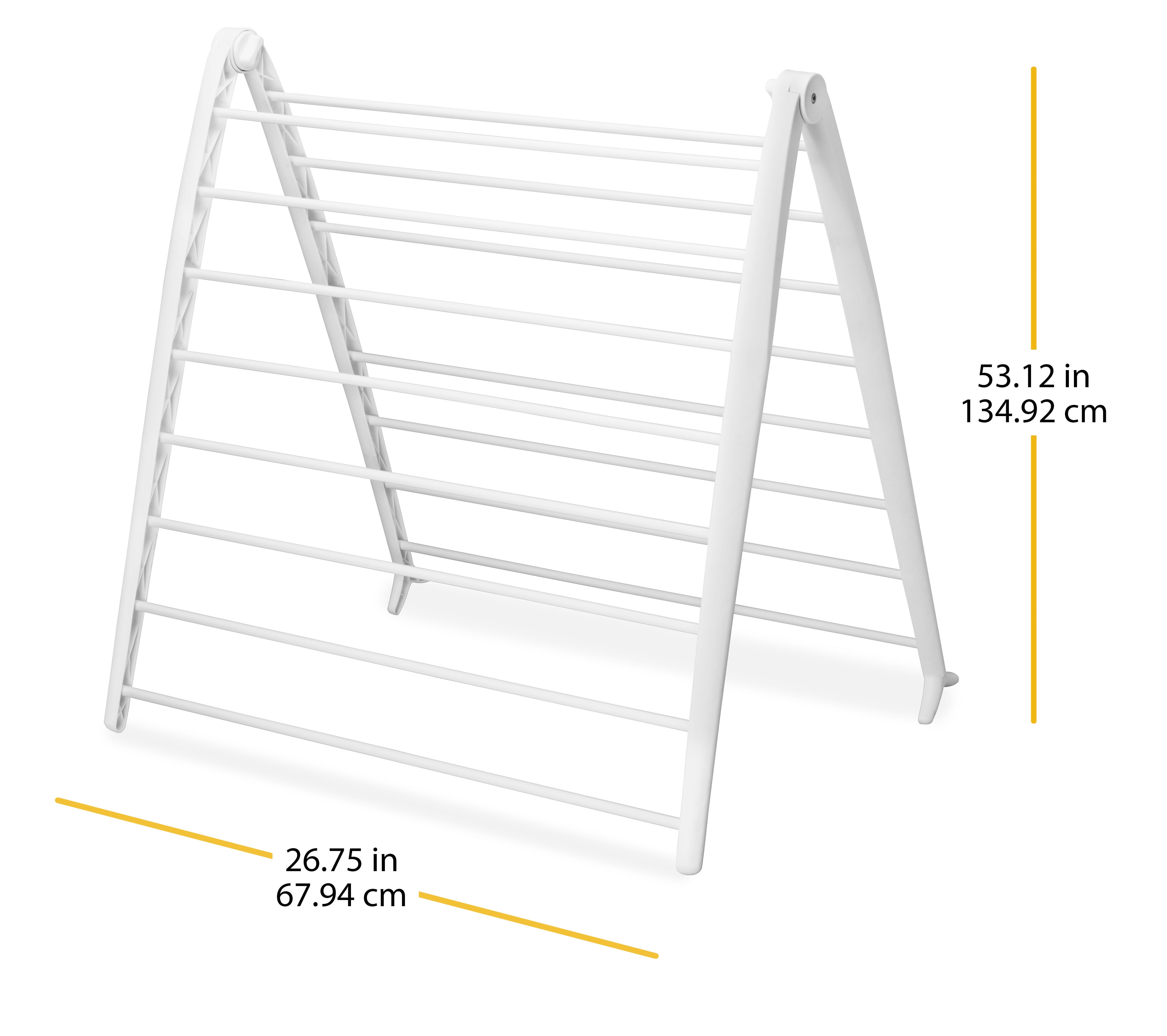 Folding Steel Drying Rack White - Brightroom™