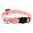 thumbnail image 2 of Breakaway Pet Collar with Bell Stars Moon Pattern Adjustable Safety Cat Collars for Kittens Small Dogs Glow in the Dark Night Safety Neckwear Accessory Pink, 2 of 5