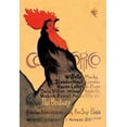 thumbnail image 2 of Steinlen, Theophile 11x14 White Modern Wood Framed Museum Art Print Titled - Cocorico, 1899, 2 of 4