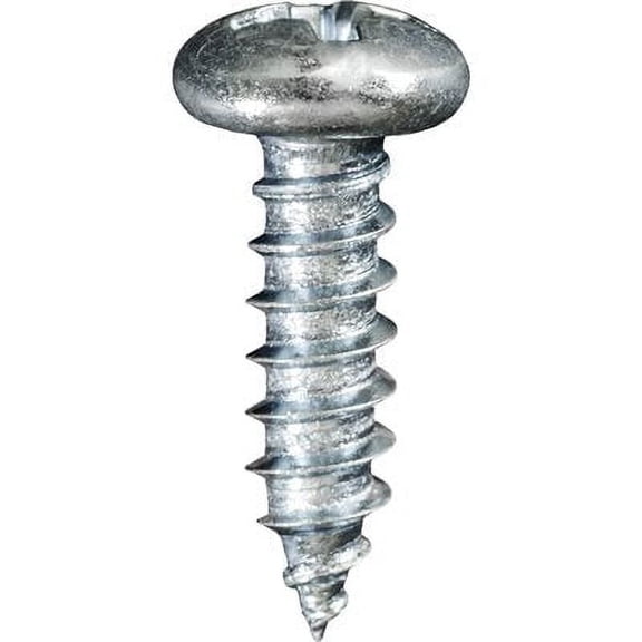 Auveco # 1937 Phillips Pan Head Tapping Screw 6 X 1/2" Zinc. Qty 100.