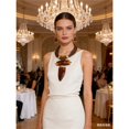 thumbnail image 1 of Joyería Socialite amigable con el medio ambiente Cuerda de cera Collar Set de pendientes Día de la madre Día de San Valentín Carnaval Regalos de graduación Accesorios de fiesta de banquete, 1 of 4