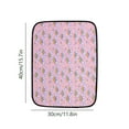 thumbnail image 3 of Self-Warming Pet Mat for Cats and Dogs 11.8x15.7 Inch Thermal Reflective Pad Non-Slip Base Indoor Outdoor Washable Rainbow Design Washable pet pad, 3 of 6