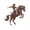 Penny Vein, variant on RealSteel Bronco Horse Metal Wall Art – Western Rodeo Steel Decor (24", Textured Silver)