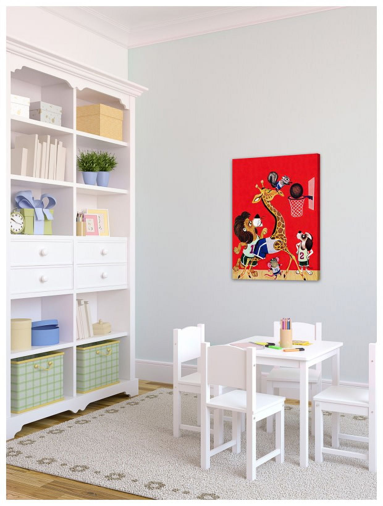 Marmont Hill "Basketball" by Curtis Painting Print on Canvas