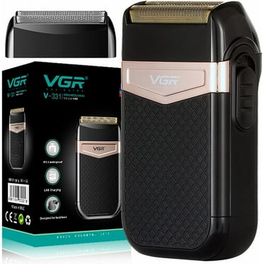 MichPong Cordless Beard Trimmer Reciprocating Razor Rechargeable Men's Electric Shaver Wet Dry Shave