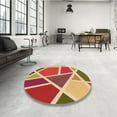 thumbnail image 4 of Ahgly Company Tapis d'Intérieur Rectangulaire Rouge Lavable en Machine, 2 Pieds x 4 Pieds, 4 of 7