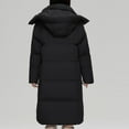 thumbnail image 5 of Womens Fall Fashion 2025 Puffer Jacket Womens Fall And Winter Loose Medium-length Hooded Warm Jacket Long-sleeved Cotton Coat, 5 of 6