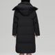 thumbnail image 4 of Parkas de manga larga para mujer, otoño e invierno, holgadas, de longitud media, con capucha, cálidas, abrigos de manga larga para mujer, 4 of 5