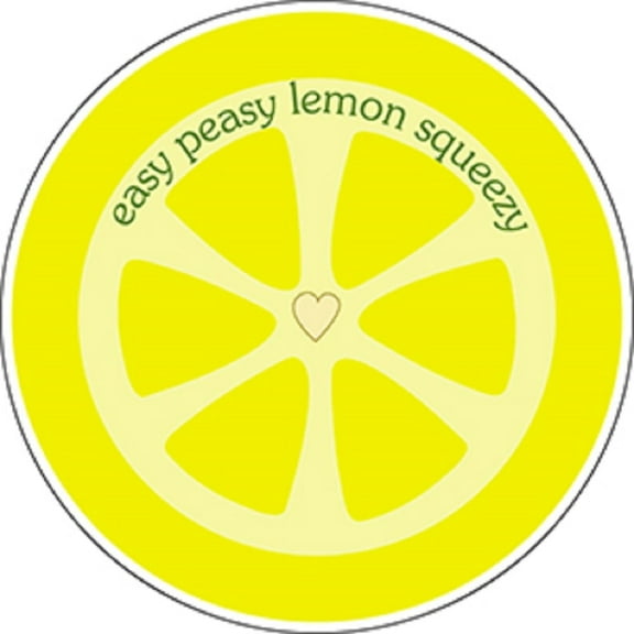 FOOD EASY PEASY LEMON SQUEEZY STICKER - LEMON SQUEEZY Orignal Artwork Decal STICKER
