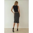 thumbnail image 4 of High Waist Bodycon Midi Skirt, 4 of 5