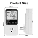 thumbnail image 4 of Medidor de potencia Medidor de vatios Medidor de potencia Medidor de voltaje Monitor de consumo de electricidad Monitor de energía con luz de fondo Enchufe de EE. UU., 4 of 6