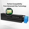 thumbnail image 3 of Compatible OKIDATA 45807105 Black Toner Cartridge By Superink, 3 of 5