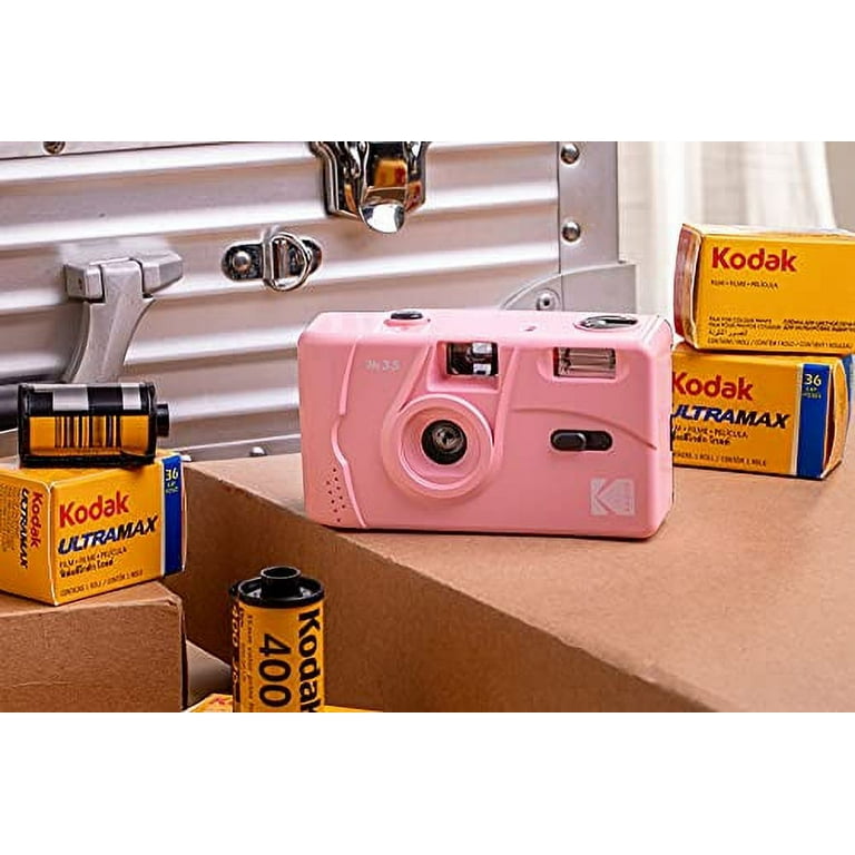 Kodak M35 35mm Film Camera - Focus Free, Reusable, Built in Flash, Easy to  Use (Candy Pink)