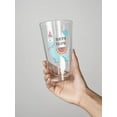 thumbnail image 3 of Party Llama. Pint Glass -SPIdeals Designs, 16 oz Transparent Glass, 3 of 4