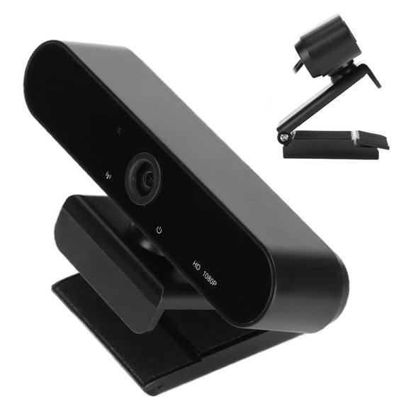 Webcam with Microphone, Zoom Camera Automatic Automatic Color Compensation High Resolution with Optical Lens for Desktop Computers