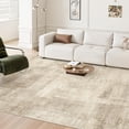 thumbnail image 1 of Alfombra Area zesthome, lavable, 180 x 270 cm, color marrón abstracto, 1 of 9