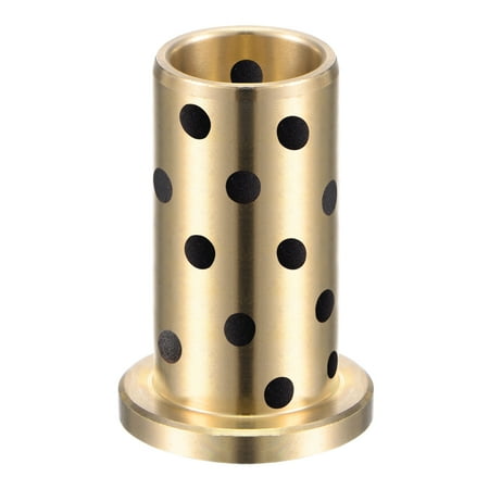 

Uxcell 16mm x 22mm x 50mm Flanged Sleeve Bearings Wrapped Oilless Bushings Brass