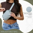 thumbnail image 4 of FITKICKS Airlight Belt Bag Lightweight Fanny Pack, Waist Pouch with Adjustable Strap - Blue, 4 of 6