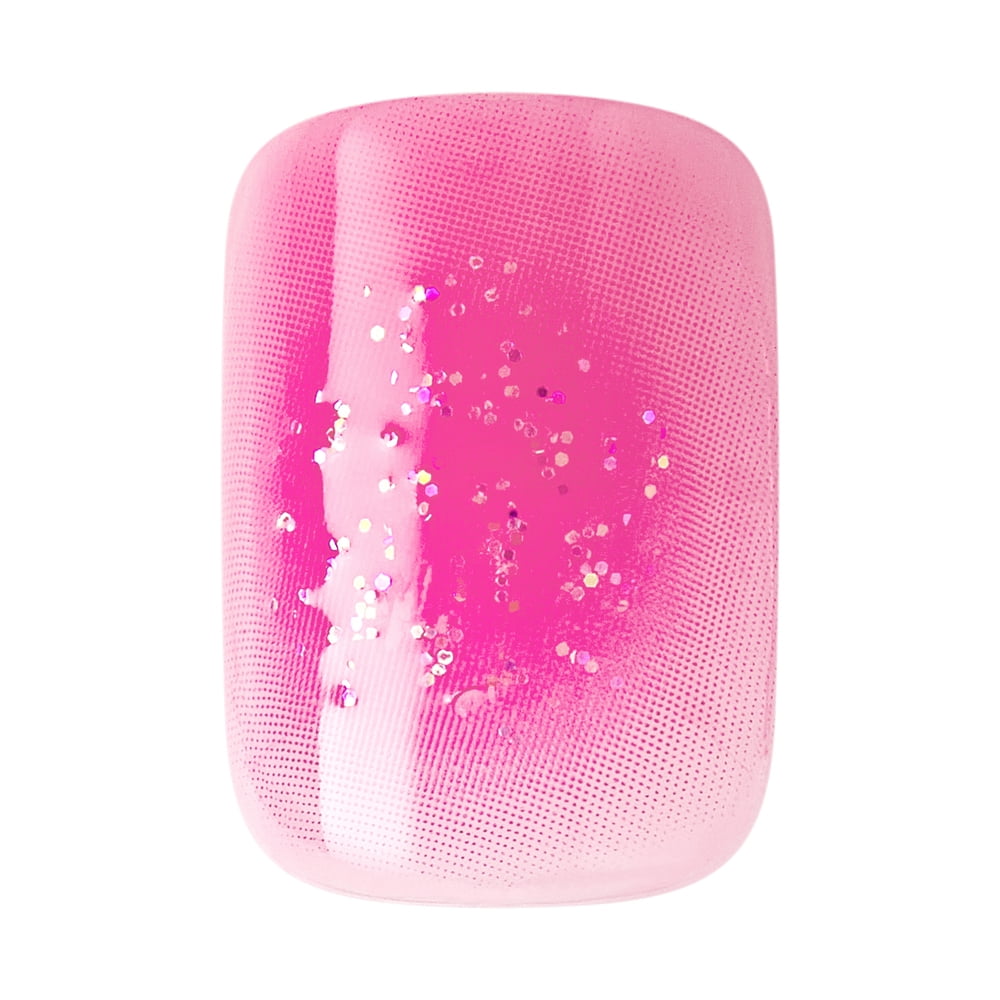 imPRESS Valentine Press-On Nails, No Glue Needed, Pink, Short Square, 33 Ct.