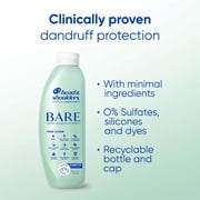 Head and Shoulders Bare Pure Clean Dandruff Shampoo, Anti-Dandruff Treatment, 13.5 FL oz