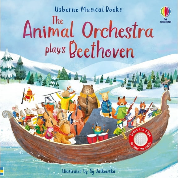 Musical Books The Animal Orchestra Plays Beethoven, (Board Book)