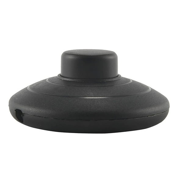 Inteprter Interruptor de pie Botón de reinicio Forma redonda Universal Oficina Garaje Dormitorio Lámpara de pie Bombilla Electricista en línea Accesorios para electrodomésticos