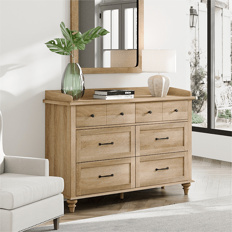 angel line dresser Angel Line Heather 6 Drawer Double Dresser, White