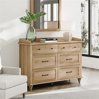 Angel Line Heather 6 Drawer Double Dresser, Gray - Walmart.com