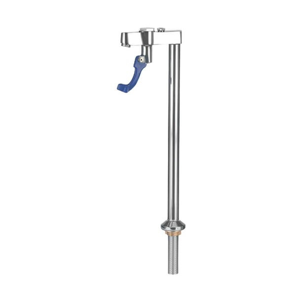 Grifo de llenado de vidrio para cocina, dispensador de agua de flujo ajustable, montaje universal en cubierta 37cm Plata