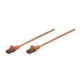 thumbnail image 1 of Intellinet - Patch cable - RJ-45 (M) to RJ-45 (M) - 1 ft - UTP - CAT 6 - molded, snagless - orange, 1 of 1