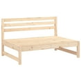 thumbnail image 3 of vidaXL Patio Middle Sofas 2 pcs 47.2"x31.5" Solid Wood Pine, 3 of 7