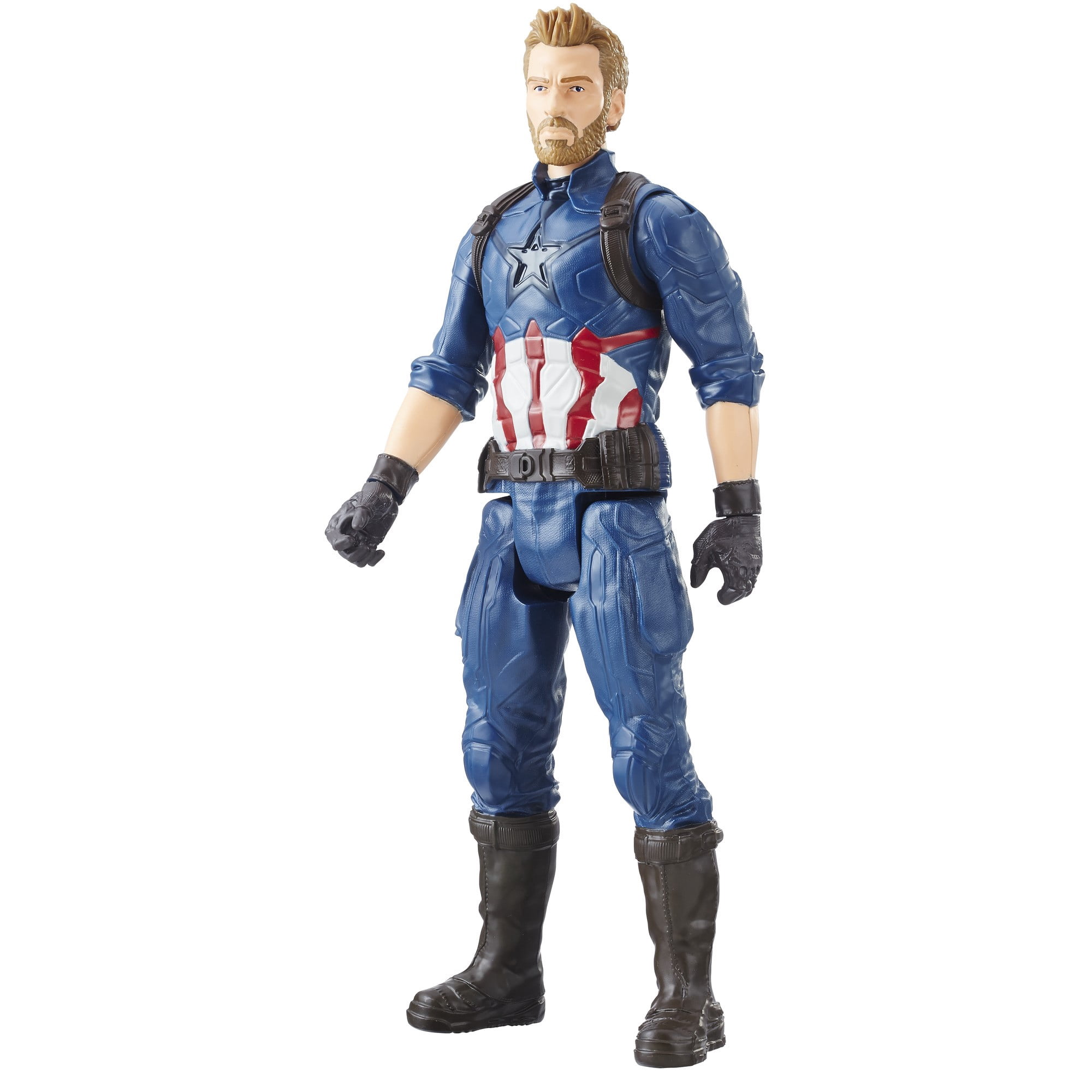 Marvel Captain America Titan Hero Series Action Figure, 12"