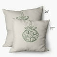 thumbnail image 2 of Simply Daisy 14" x 20" Fancy-Bulb Decorative Throw Pillow, 2 of 2