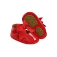 thumbnail image 2 of FOCUSNORM Chaussures de Baptême pour Bébé Fille Semelle Souple Ballerines Mary Jane de Princesse, 2 of 7