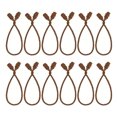 thumbnail image 1 of 12 guirnaldas navideñas de 50 cm. Cuerdas flexibles reutilizables para colgar coronas. Cintas para coronas para barandillas, escaleras, árboles y envoltorios artesanales., 1 of 7