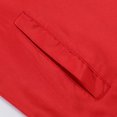 thumbnail image 5 of TiaoBug Mens Windproof Jacket Cycling Hiking Running Lightweight Jacket Windbreaker with Pockets Red 4XL, 5 of 7