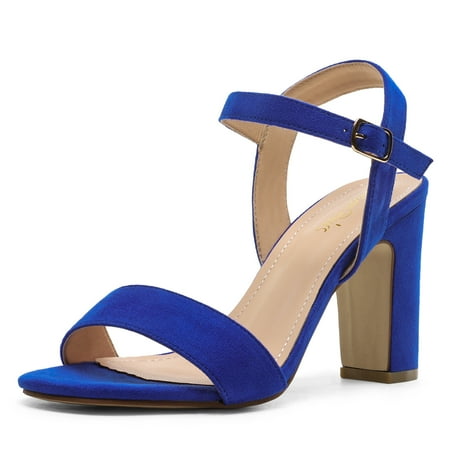 

DREAM PAIRS Women‘s Ankle Strap High Chunky Heel Sandals Party Dress Pump Shoes