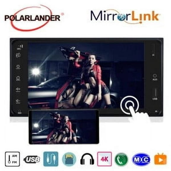 7 inch 2 Din Mirror Link USB card Car Radio Car MP5 Player Bluetooth Touch screen remote control Double Din Car Stereo Car Audio