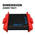 thumbnail image 3 of facefd 2Pcs Rapid Heating Barbecue Trays Non-stick Baking Trays for Microwave Oven, 3 of 6