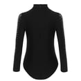 thumbnail image 2 of TiaoBug Kids Boys Shiny Rhinestone Latin Ballet Dance Gymnastics Leotard Long Sleeve Bodysuit Black 16, 2 of 5