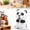 1PC Panda, variant on Clip-on Mini Fan for Cup & Bowl, Cute Animal Shaped Personal Bowl Clip Fan, Portable USB Rechargeable Cup Holder Fans, 3-Speed Air-Blowing Cooling Desk & Kitchenfan for Hot Food Drinks (1PC Monkey)