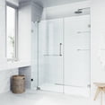 thumbnail image 5 of VIGO VG6042BNCL60 Pirouette Brushed Nickel Hinged Shower Door w Clear Glass, 5 of 6