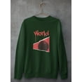 thumbnail image 3 of Abstract Red World Rave Style Sweatshirt Men - Men Sweatshirt, Forest Green, 5XL, 3 of 4