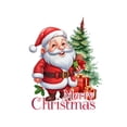 thumbnail image 2 of Pegatinas de Pared XWSHYW Decoraciones Navideñas para puerta Papá Noel PVC, 2 of 6