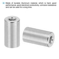 thumbnail image 4 of M3 Aluminum Spacers, 6 Pcs Metal Spacer Aluminum 3mm ID x 6mm OD x 12mm L Threaded Spacer Screw Standoff, Silvery, 4 of 6