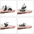 thumbnail image 4 of Figuras de Panda de simulación para niños, juego de juguetes en miniatura de animales, decoraciones para pasteles, juguete educativo, 4 Uds., 4 of 8
