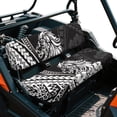 thumbnail image 2 of ZIATUBLES 2-Pack Waterproof UTV Seat Covers, Polynesian Tribal Lion Print Replacement Bench Seat Protectors Compatible with Kawasaki Mule 3000 3010, Wear-Resistant Polyester UTV Seat Decor Covers, 2 of 8