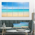 thumbnail image 1 of Impression d'Art sur Toile Photo de Plage Tropicale Bleu Vif - Bord de Mer, 1 of 3
