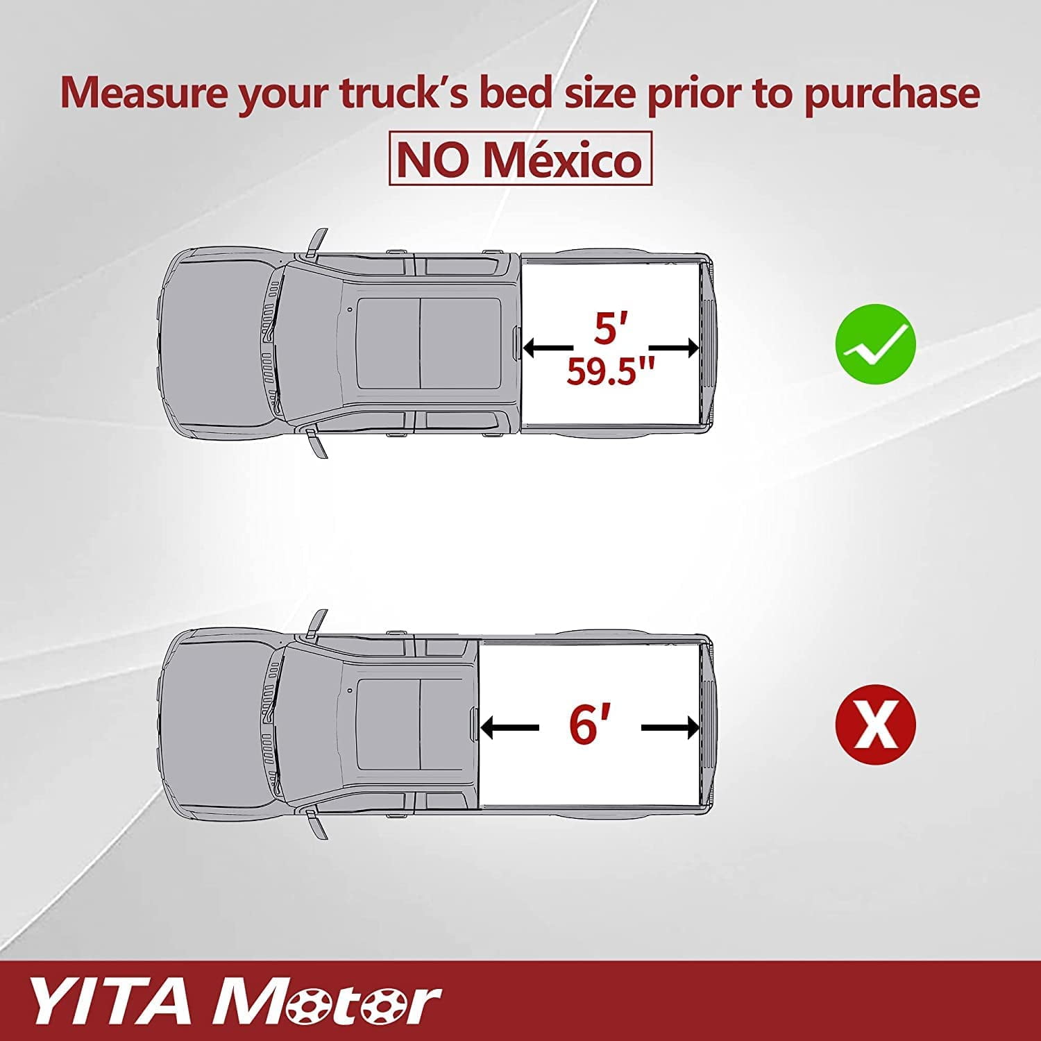 RVNI 5 ft Bed Soft Roll up Truck Bed Tonneau Cover compatible with 2005-2025 Nissan Frontier Truck Top with Lamp